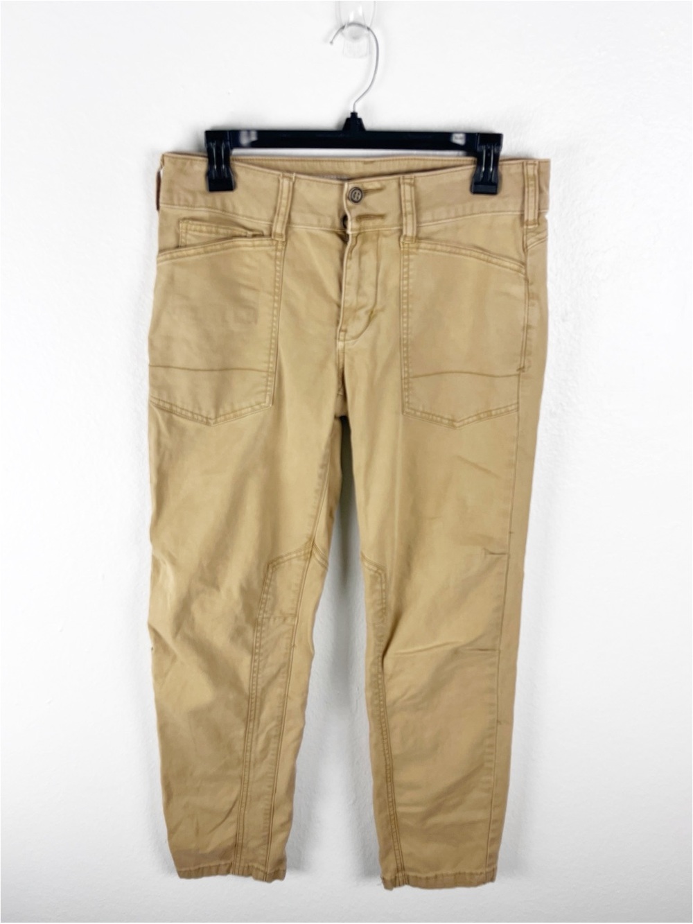 ANTHROPOLOGIE PILCRO The Wanderer Low Rise Patch Pockets Pants 27 Boho Casual